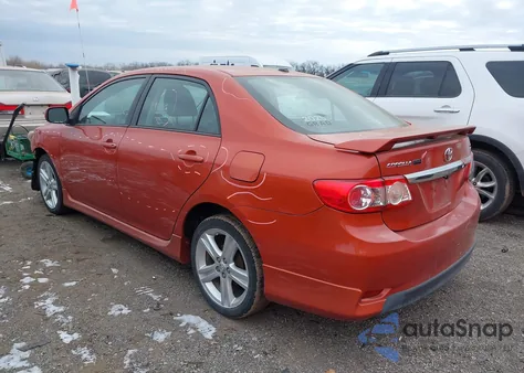 2013 Toyota Corolla S Special Edition from USA, damaged, VIN 2T1BU4EE9DC098871